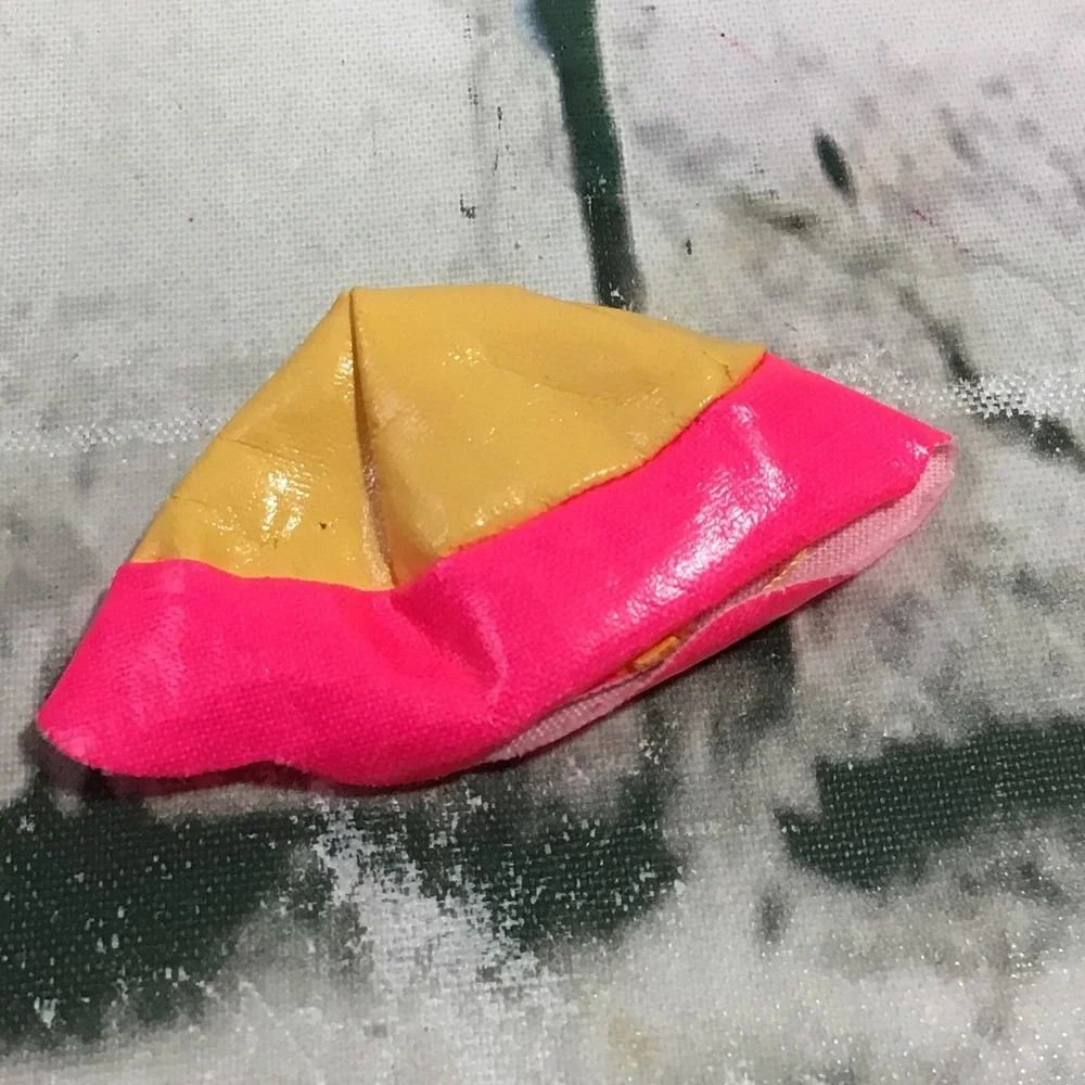 Barbie Kelly Doll Outfit‎ Rain Coat W Matching Hat Pink Yellow
